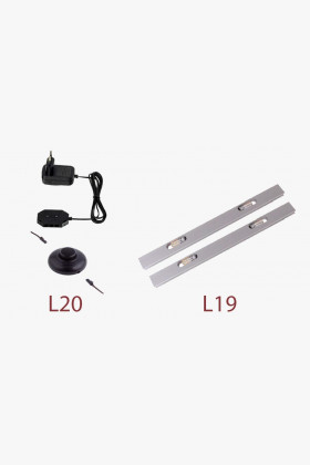 Komplette Möbelbeleuchtung Nice Modell 05,10,47 LED weiß